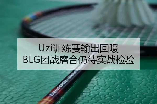 Uzi训练赛输出回暖 BLG团战磨合仍待实战检验（BandaoSports）