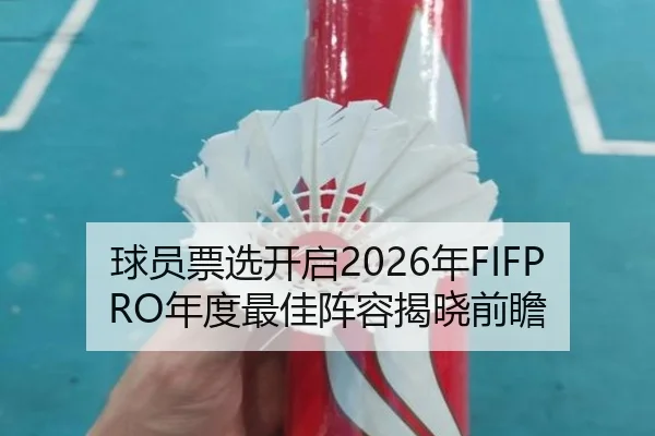 球员票选开启2026年FIFPRO年度最佳阵容揭晓前瞻（BandaoSports）